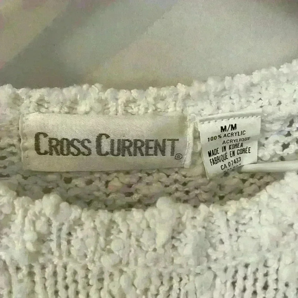 Vintage  80’S Cross Current knit shirt size medium - Picture 3 of 5